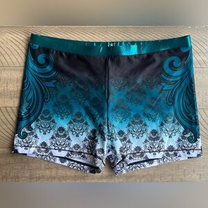 Rebel Athletic Cheer Shorts Ombre Design Women's XL